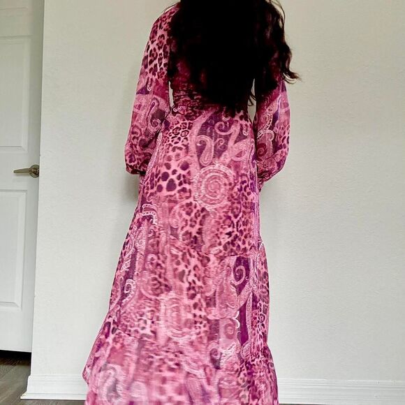 Guess Printed High Low Dress - Picture 2 of 8